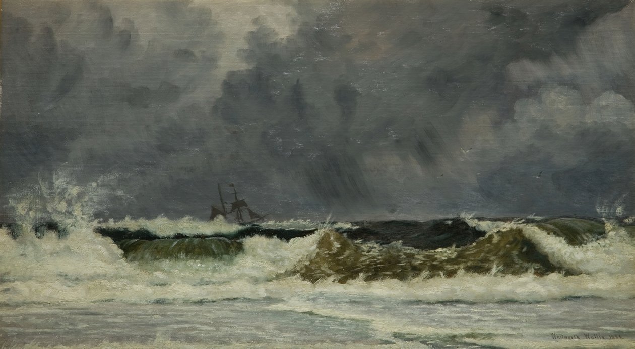 Tempo burrascoso - La costa dello Jutland da Whitworth Wallis