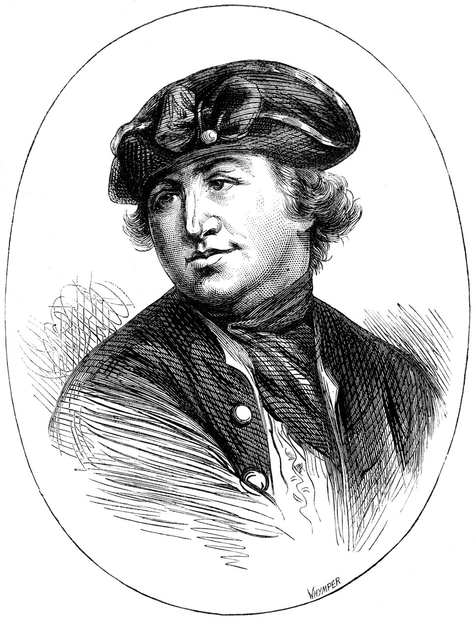 Commodoro Robert Hopkins, comandante navale americano, da una stampa del 1776, c1880 da Whymper