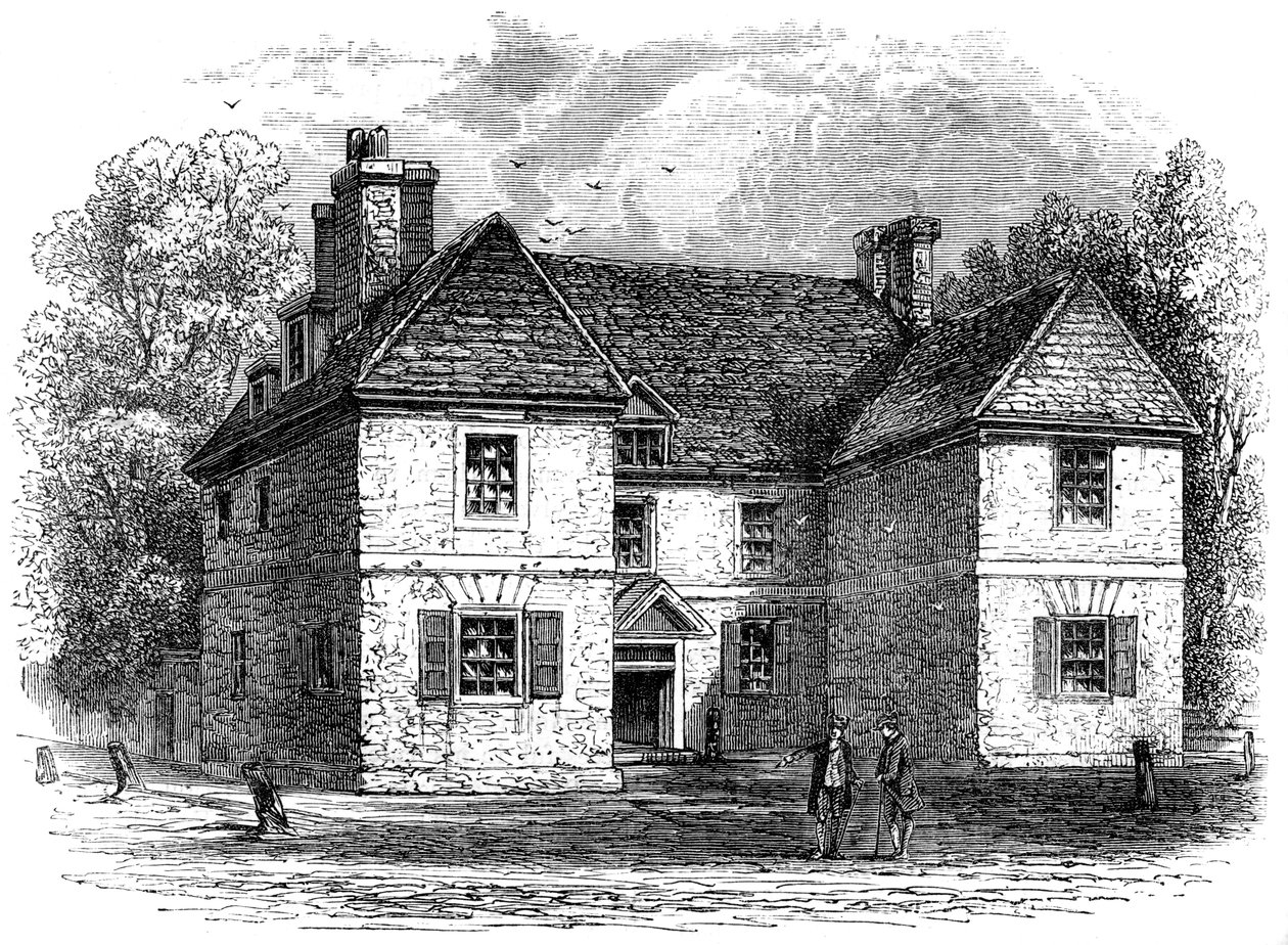 Casa di William Penn, Filadelfia, Pennsylvania da Whymper