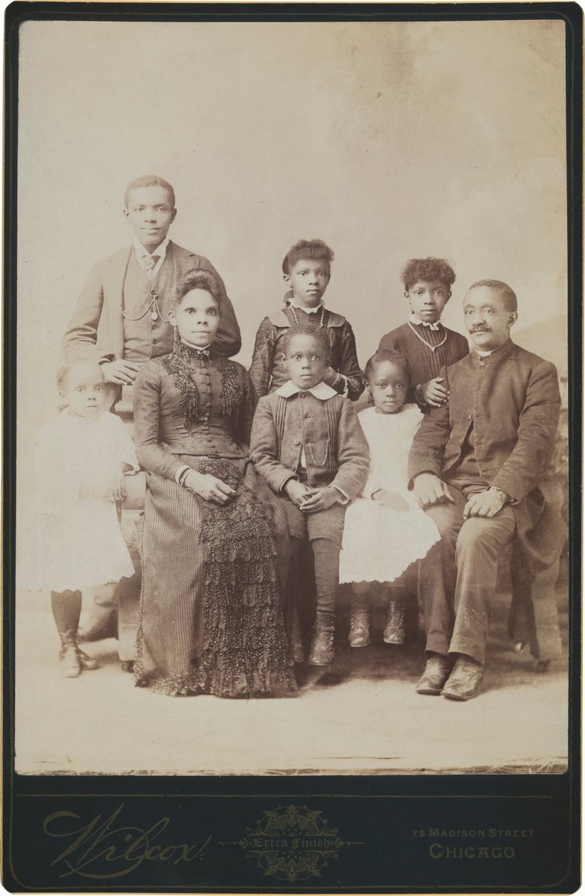 Ritratto di famiglia, c. 1890 (foto) da Wilcox