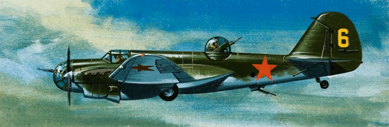 Nel blu: Aerei russi della Seconda Guerra Mondiale da Wilf (20th century) Hardy