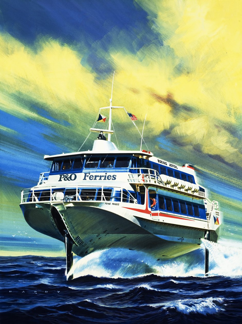 Traghetto Jetfoil PO da Wilf (20th century) Hardy