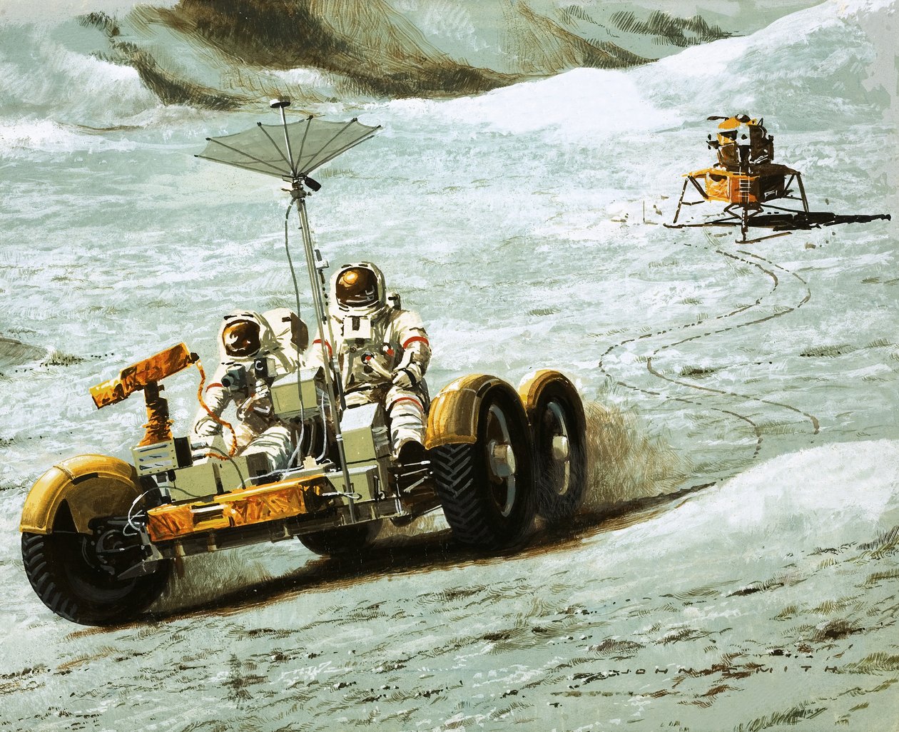 Trasporto lunare da Wilf (20th century) Hardy