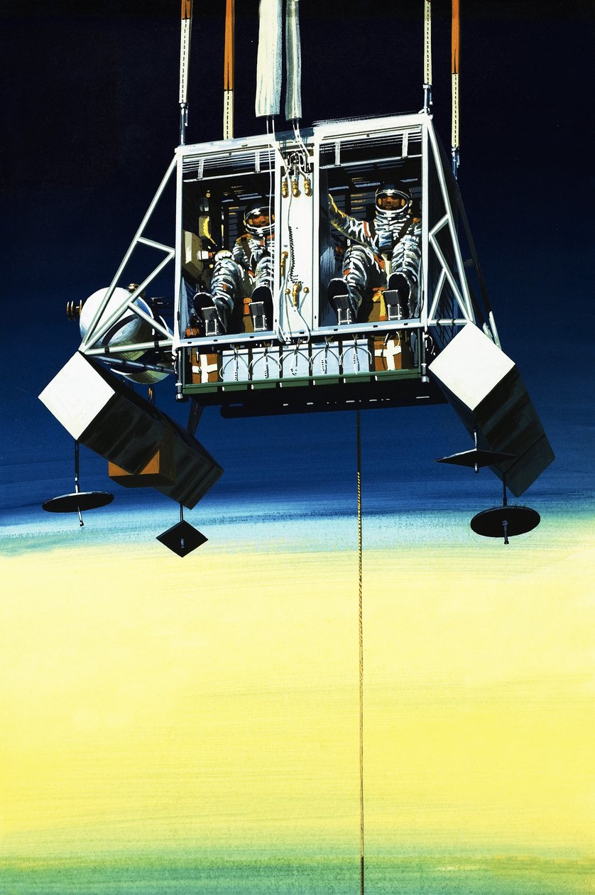 Uomini e macchine: Volo ai confini dello spazio da Wilf (20th century) Hardy