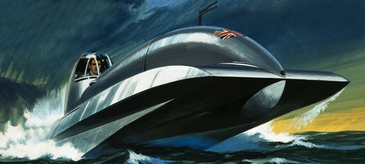 Imbarcazione a reazione non identificata da Wilf (20th century) Hardy
