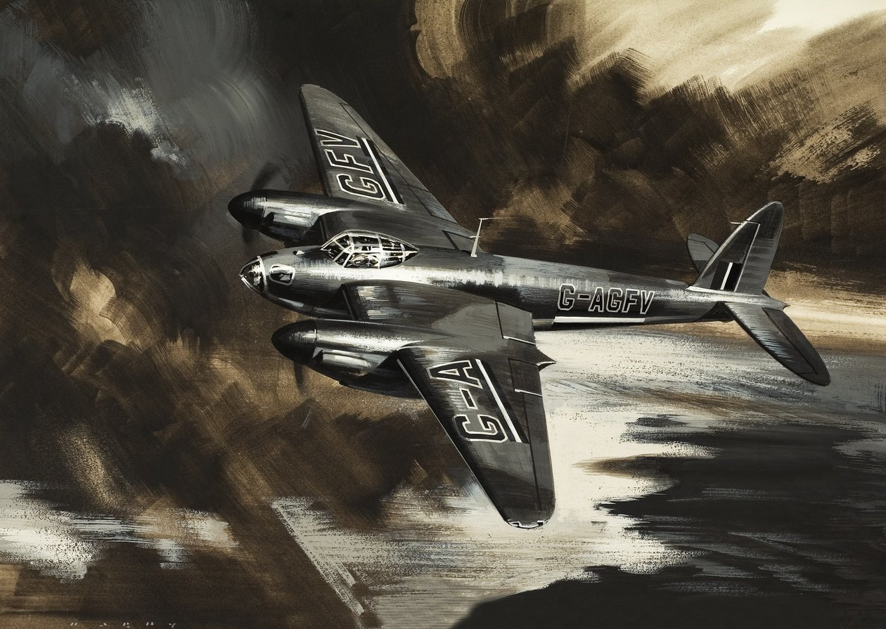 Ali sul mondo, illustrazione da "Missioni in pericolo". da Wilf (20th century) Hardy