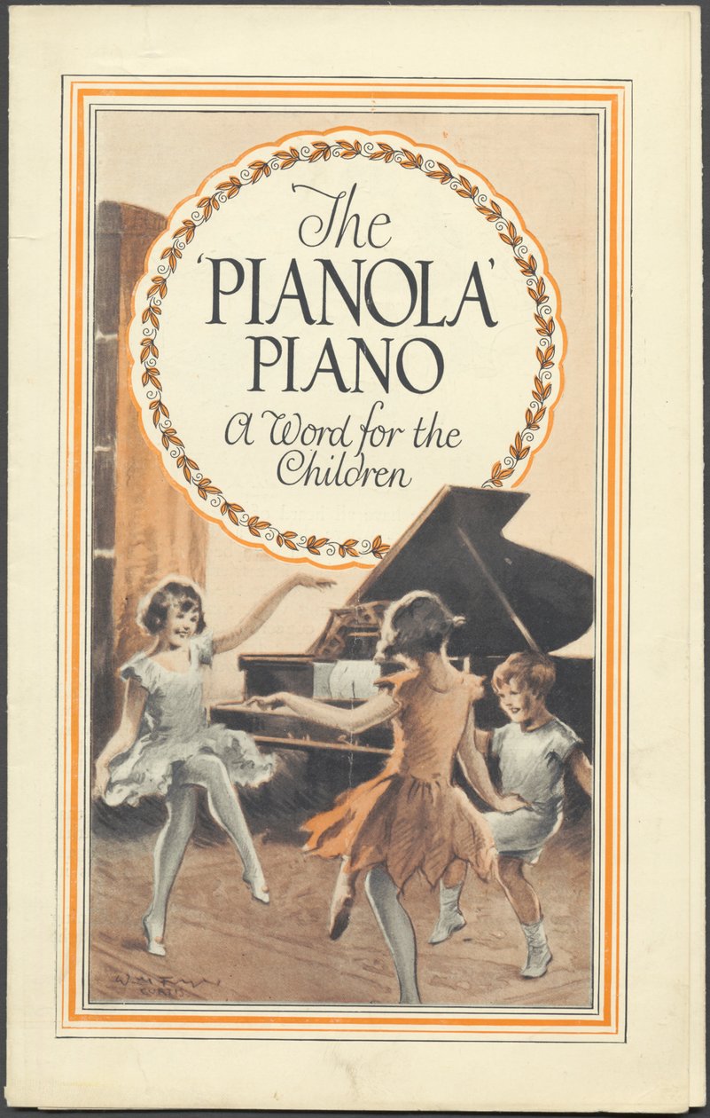 Pianole della Aeolian Company, anni 1920 da Wilfred Fryer