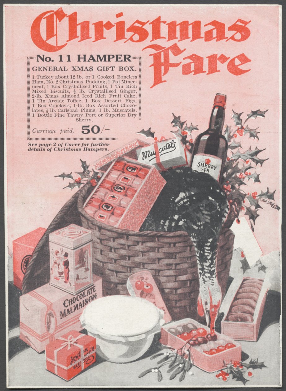 Cesti natalizi, c1920 da Wilfred Fryer