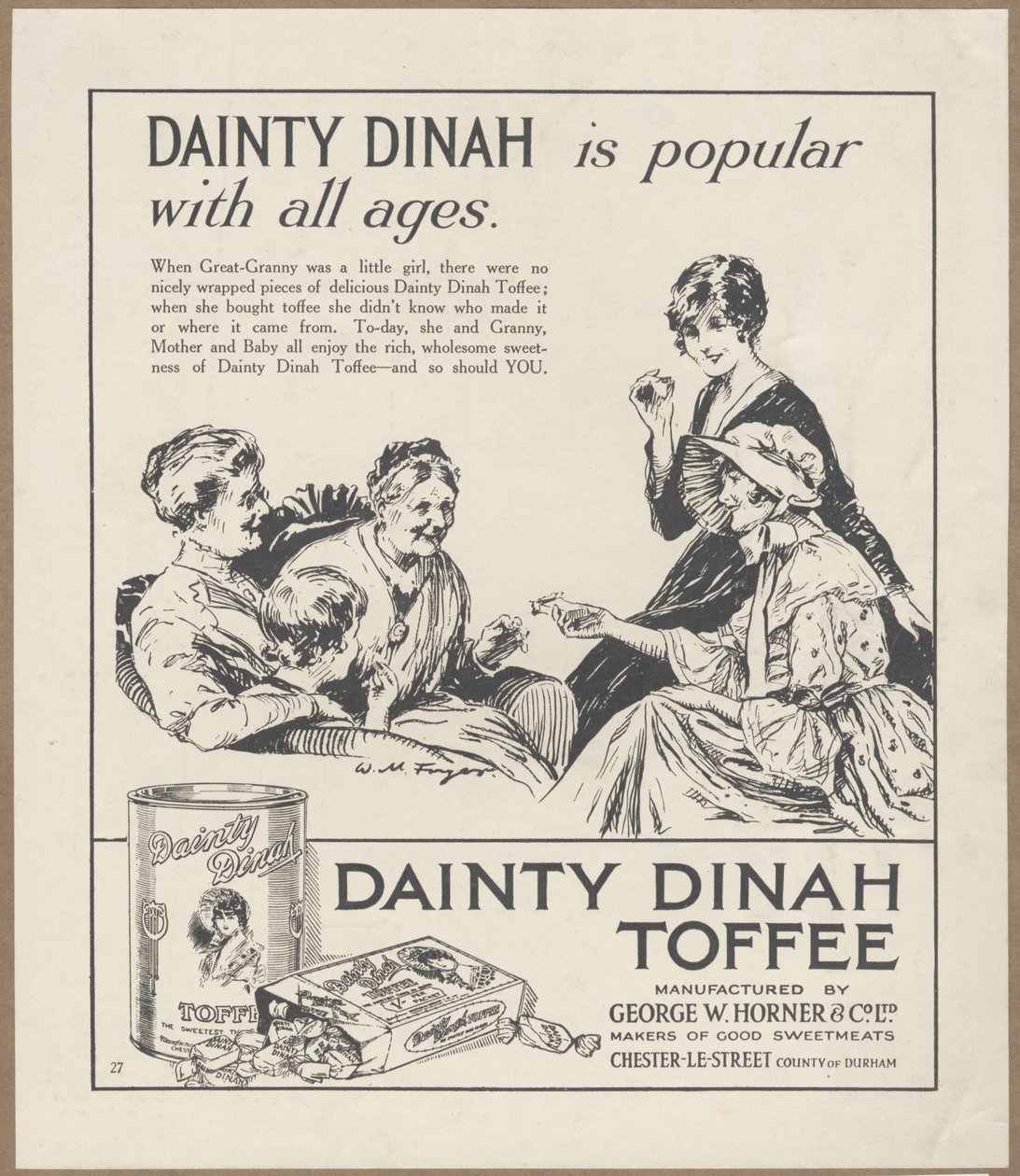 Dainty Dinah Toffee, c. 1920 da Wilfred Fryer