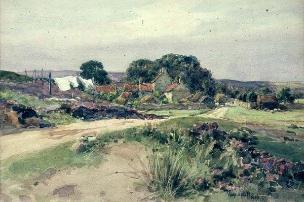 Villaggio di Goatland da Wilfrid Williams Ball