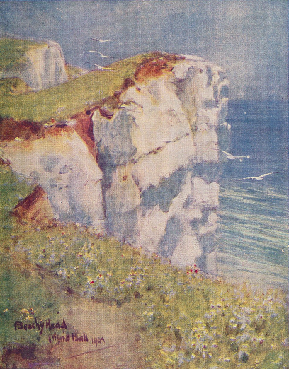 Beachy Head, 1910 da Wilfrid Williams Ball