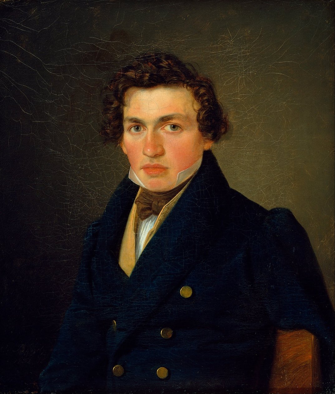 Ritratto di un giovane uomo da Wilhelm Bendz