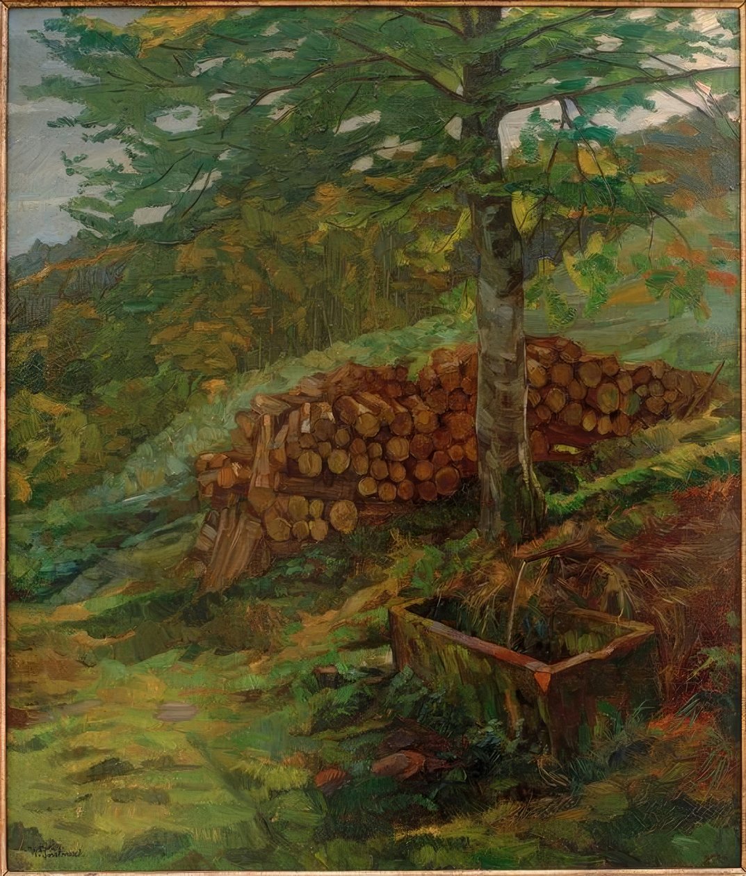 La fontana di Sigfrido nell