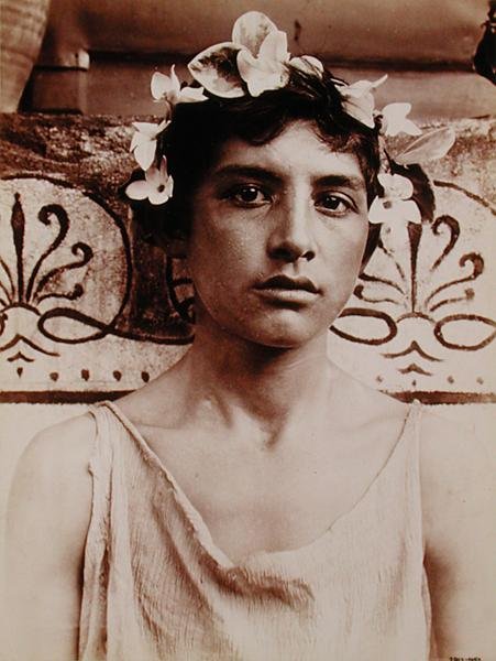 Testa di un ragazzo siciliano da Baron Wilhelm von Gloeden