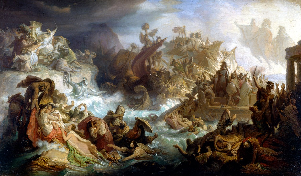 Allegoria della battaglia di Salamina da Wilhelm von Kaulbach