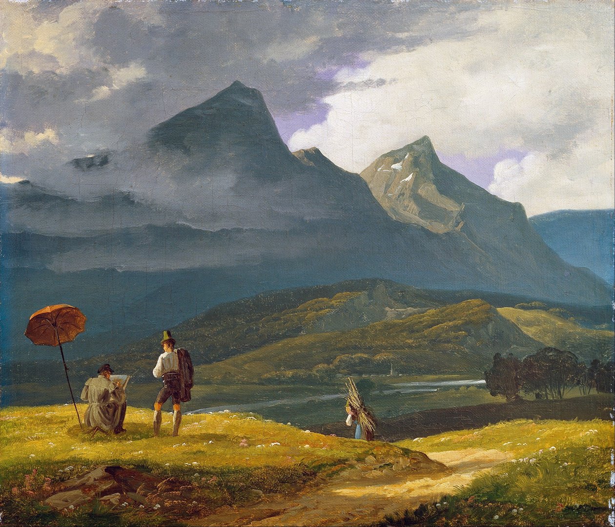 Paesaggio montano da Wilhelm Bendz