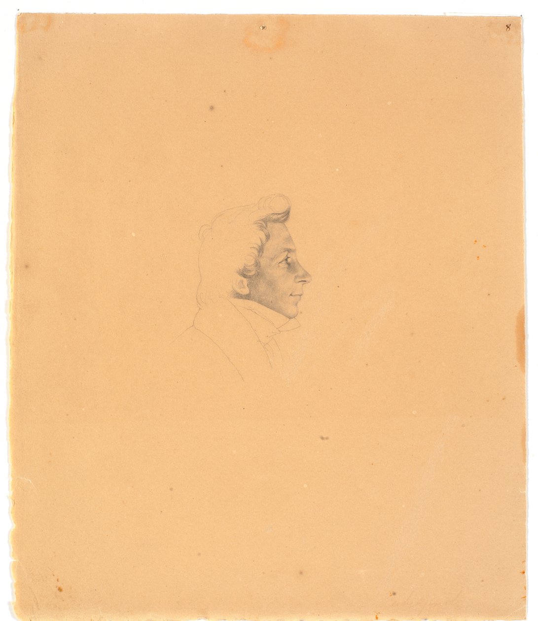 Porträt von Bernhard Stange da Wilhelm Bendz