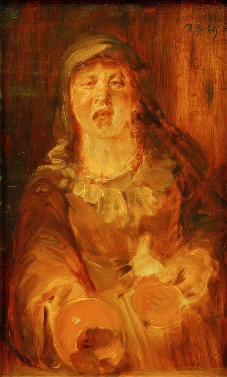 La brocca rotta da Wilhelm Busch