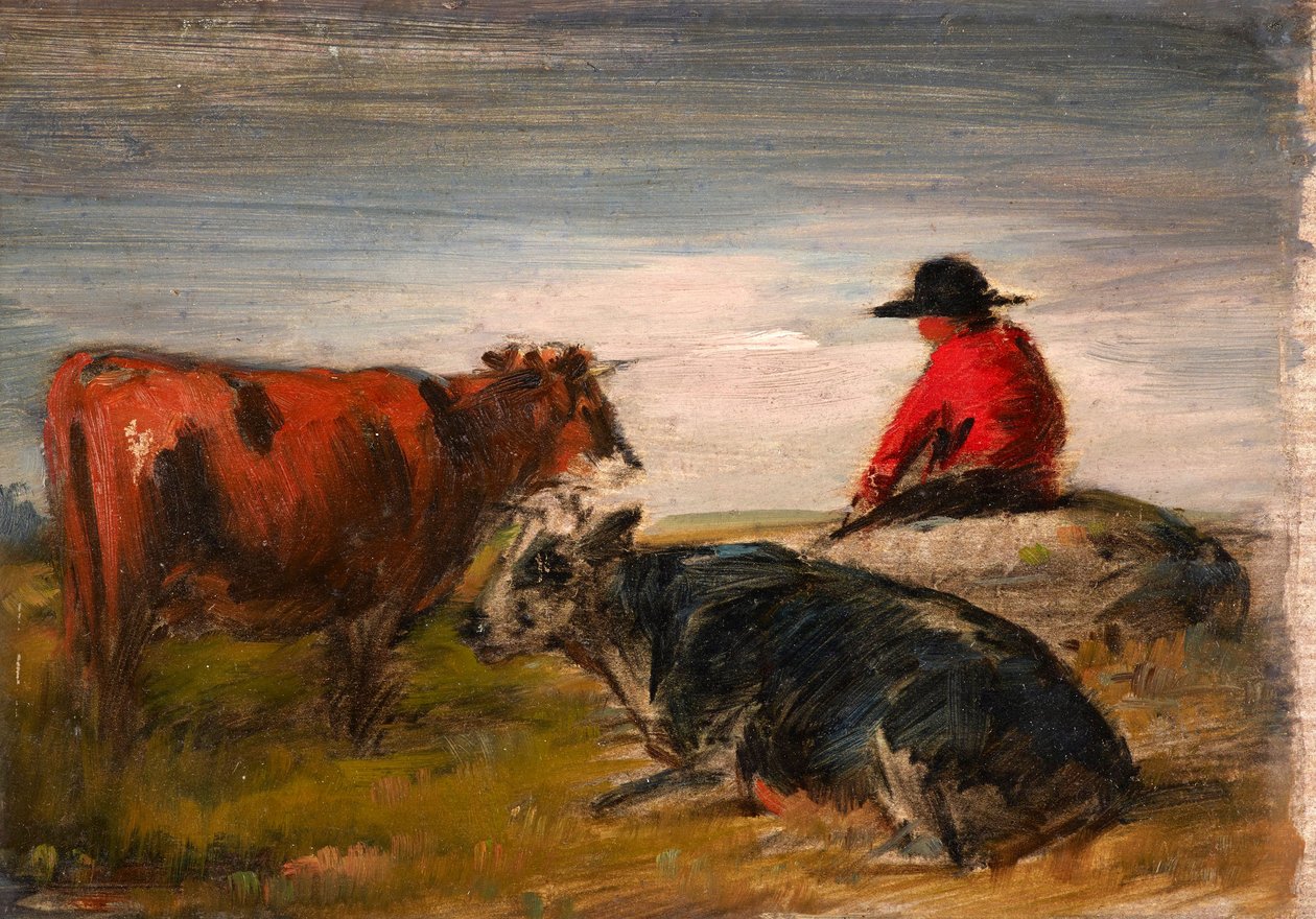 Pastore con mucche da Wilhelm Busch