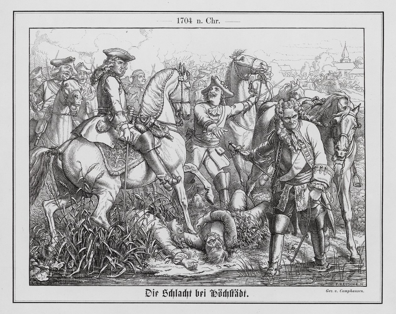 Battaglia di Hochstadt (Blenheim) da Wilhelm Camphausen