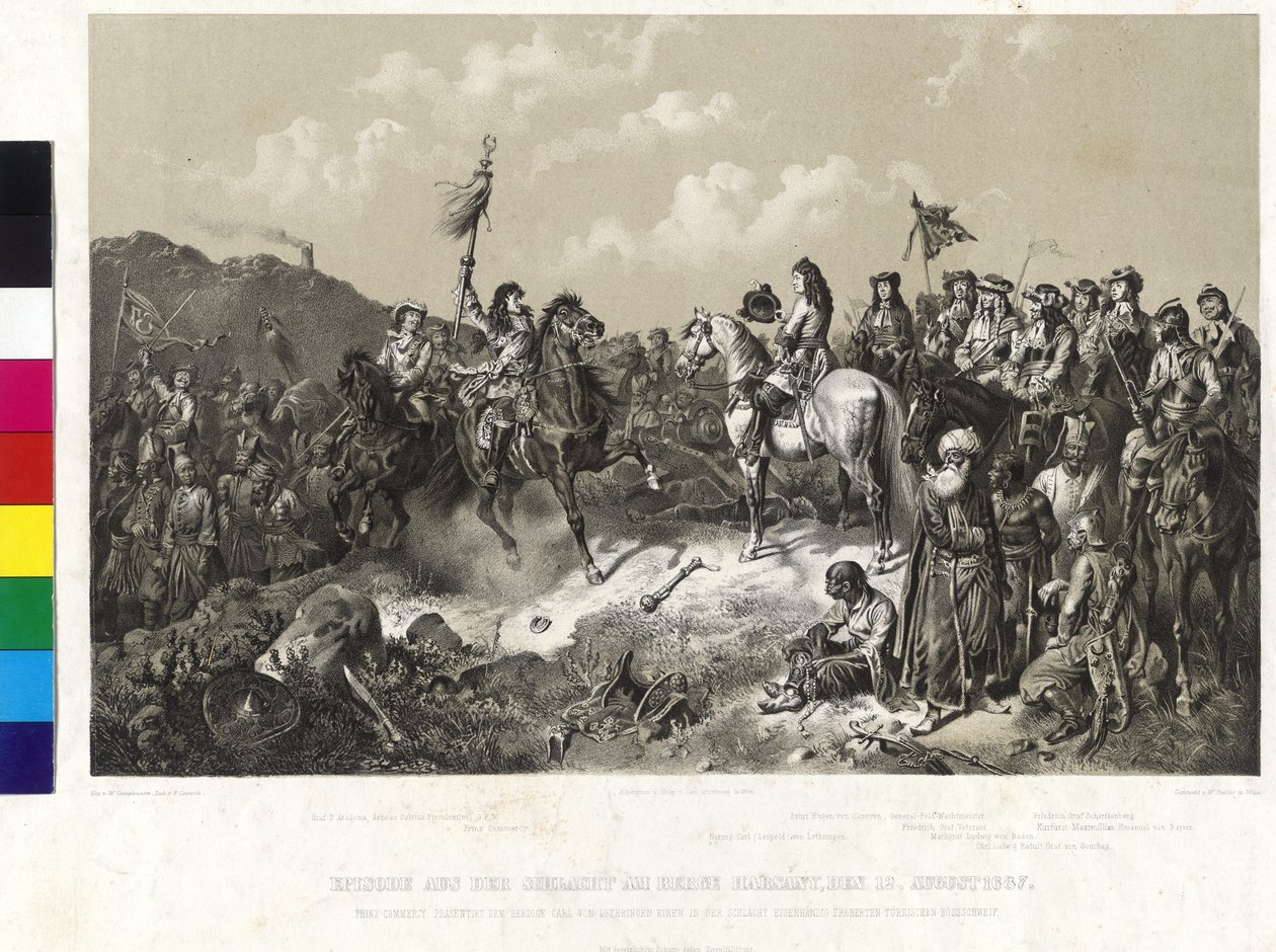 Episodio dalla battaglia sui monti Harsany il 12 agosto 1687 da Wilhelm Camphausen