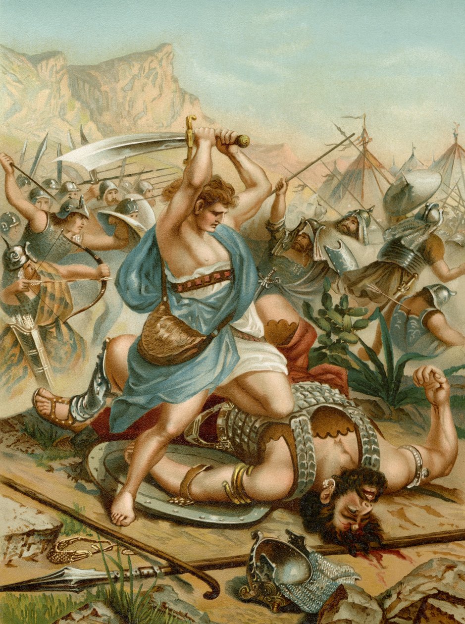 Davide uccide Golia da Wilhelm Ebbinghaus