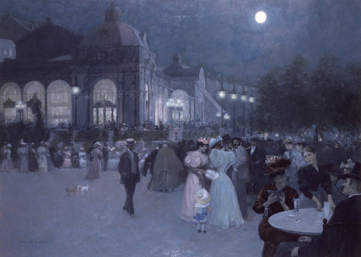Concerto serale nel parco municipale da Wilhelm Gause