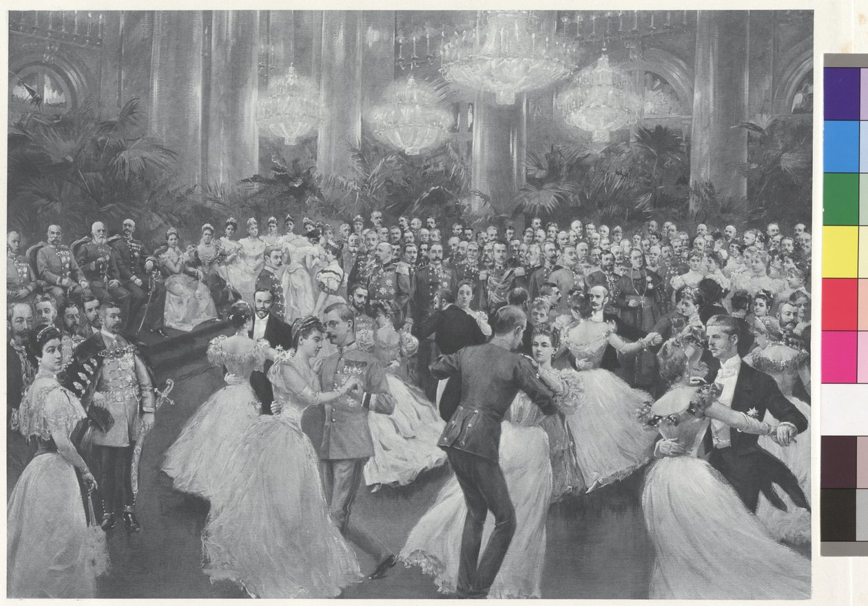 Ballo a corte - ragionamento della quadriglia da Wilhelm Gause