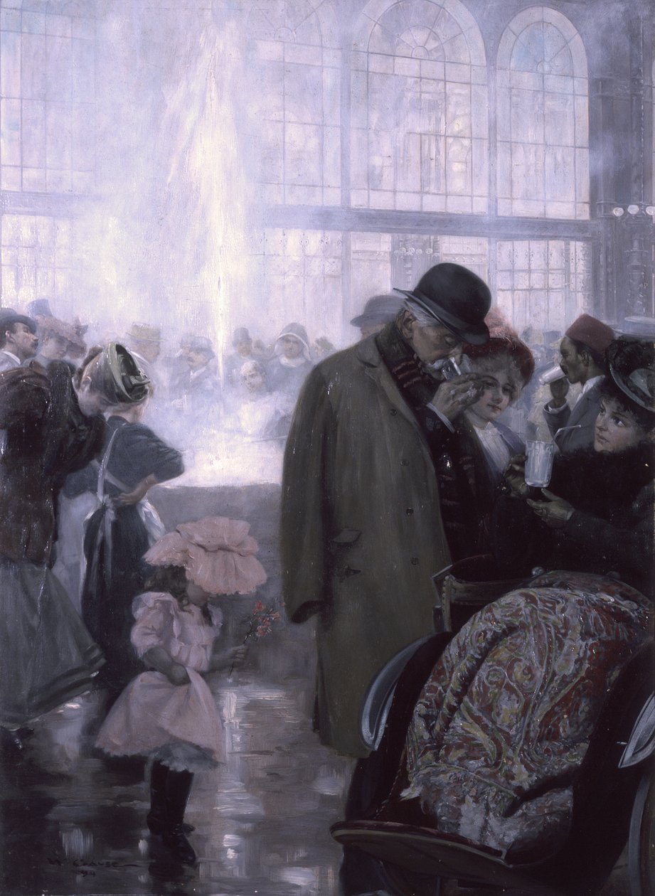 Der Sprudel (Sorgente calda) da Wilhelm Gause