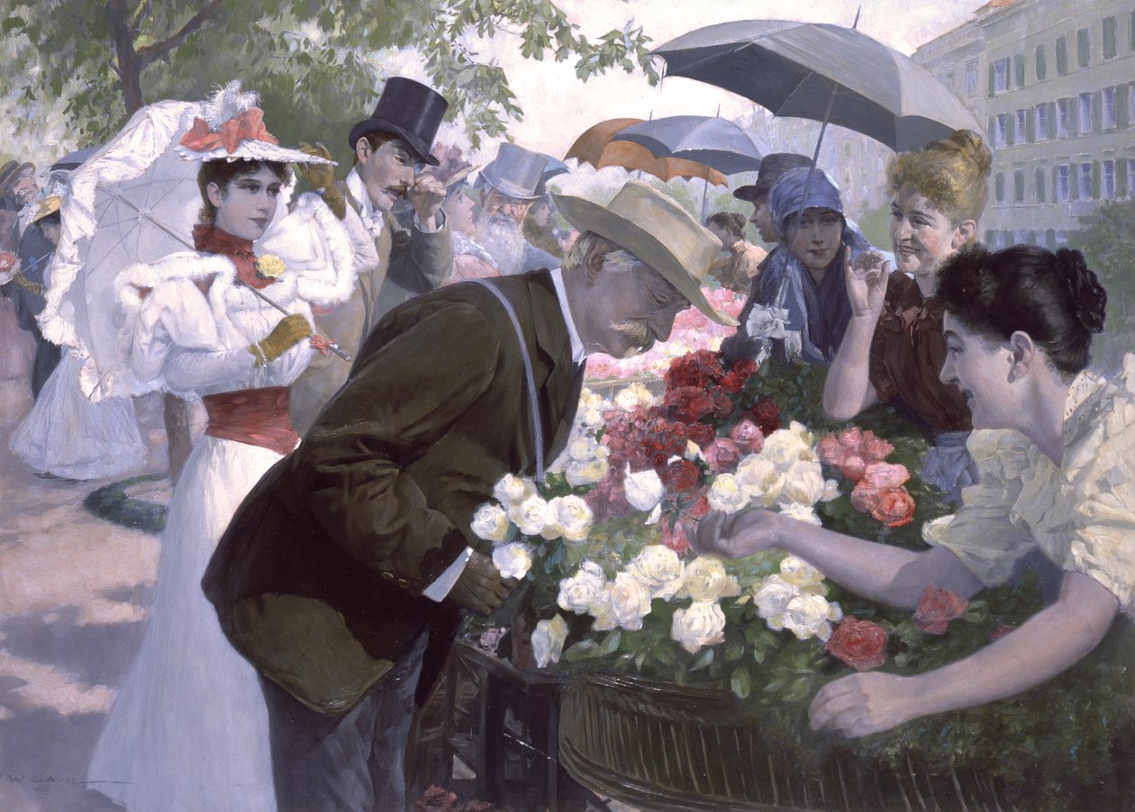 Rose rosse o bianche, signore? da Wilhelm Gause