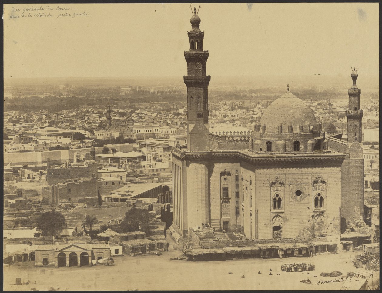 Veduta generale del Cairo - ripresa dalla cittadella, sezione di sinistra da Wilhelm Hammerschmidt