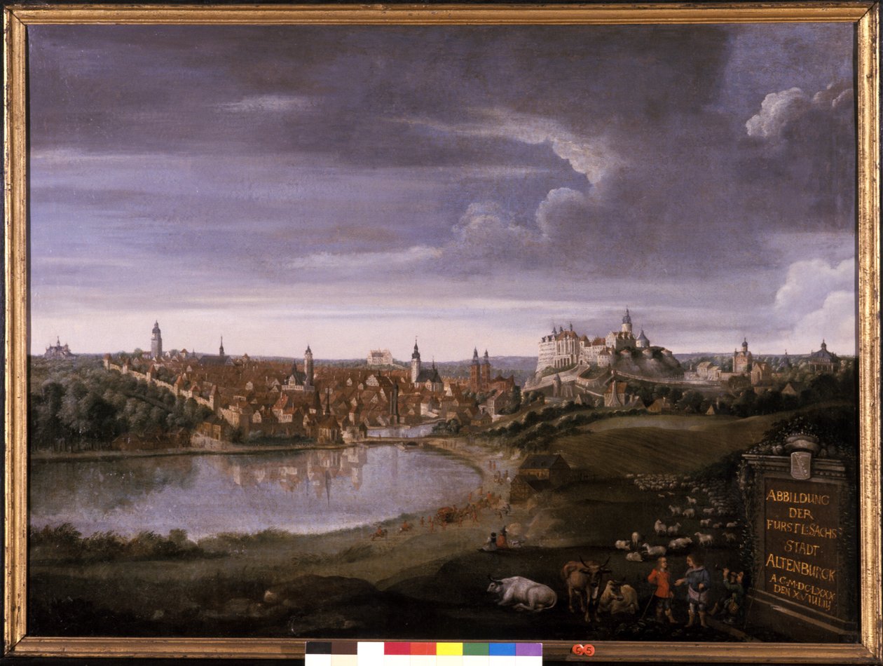 Veduta di Altenburg da Wilhelm I Richter