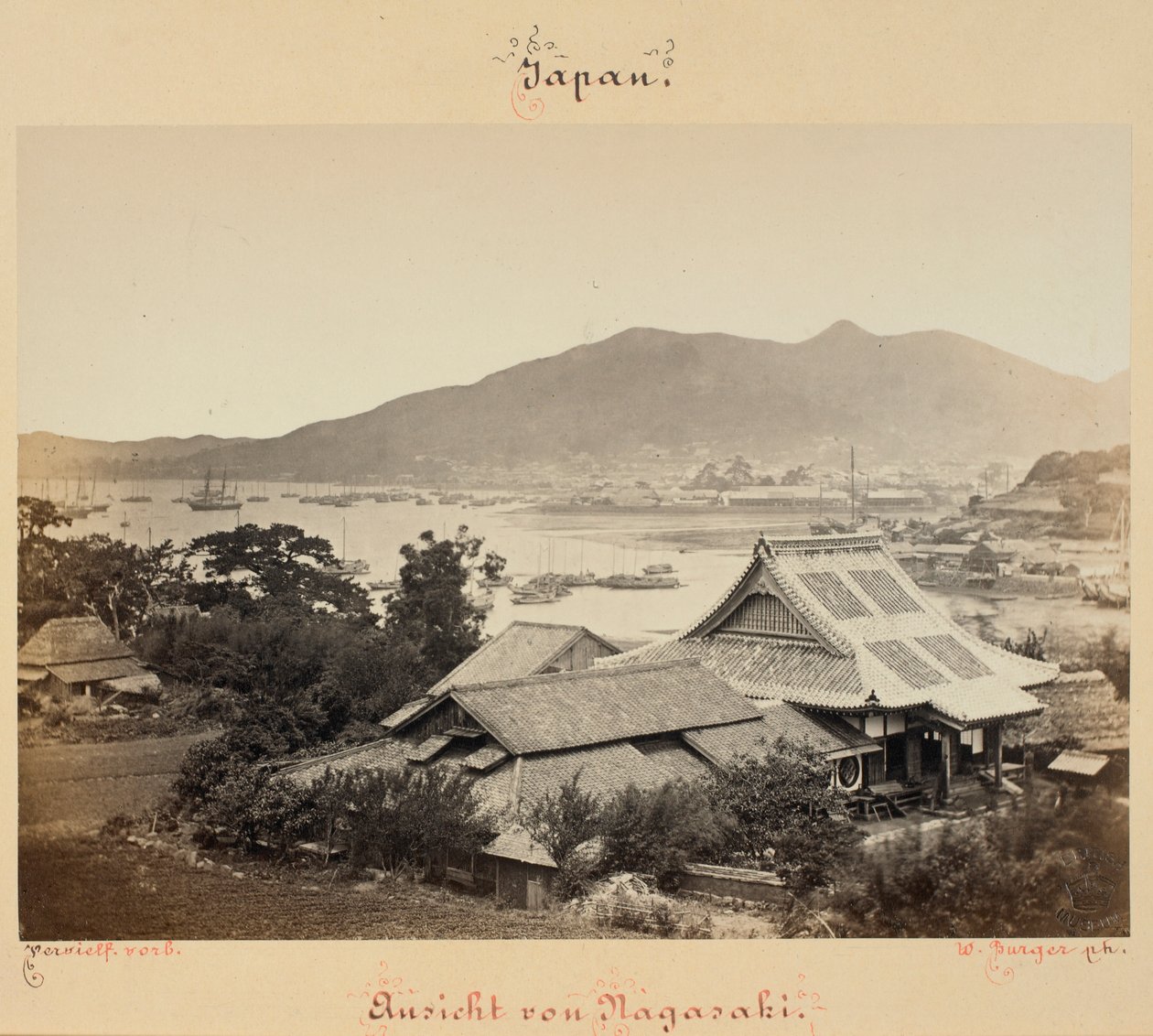 Veduta di Nagasaki da Wilhelm J. Burger