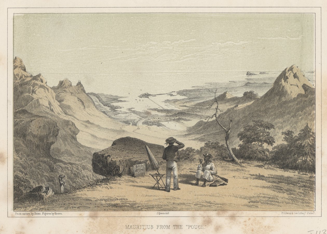 Mauritius dal Pouce, 1855 da Wilhelm Joseph Heine