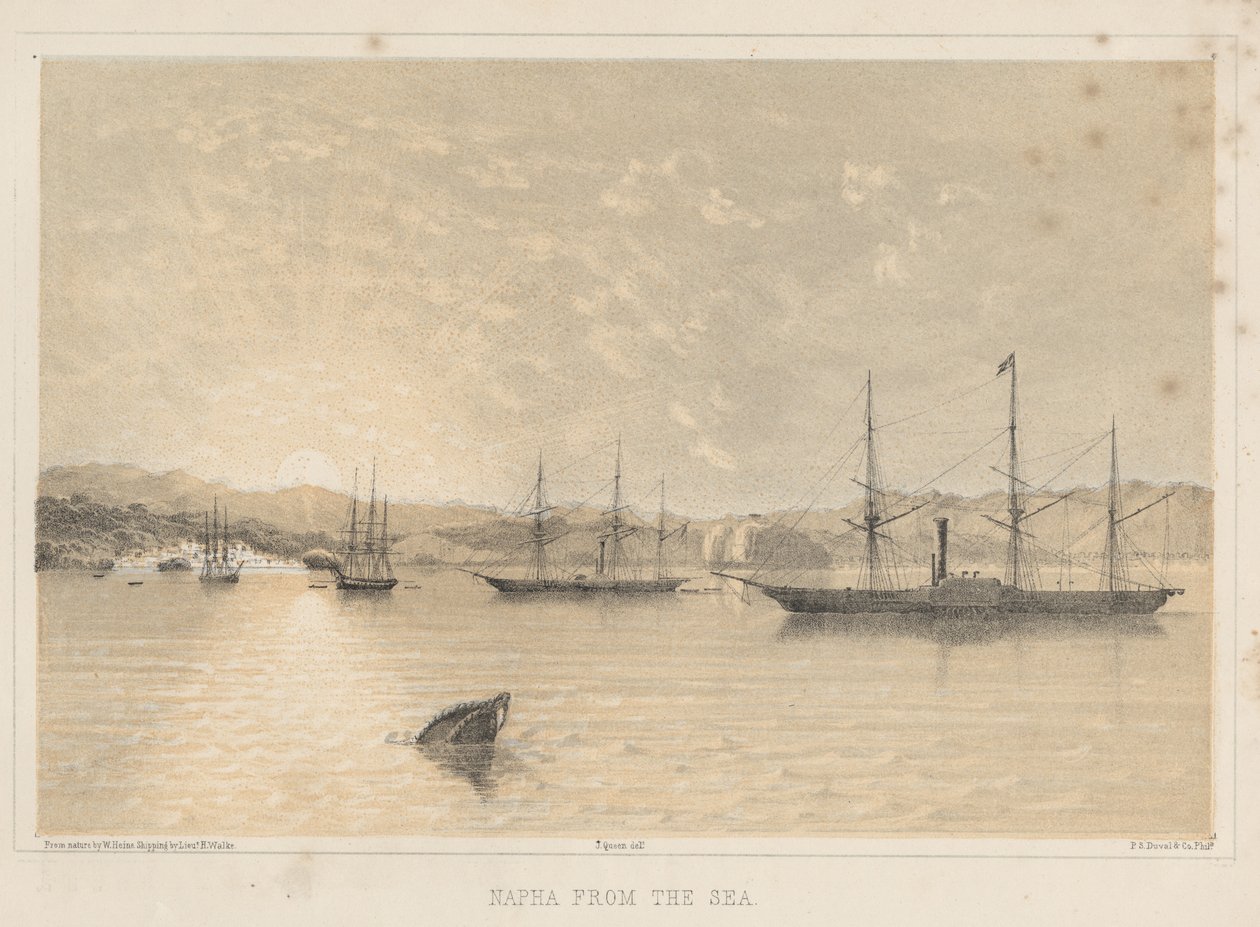 Napha dal mare, 1855 da Wilhelm Joseph Heine