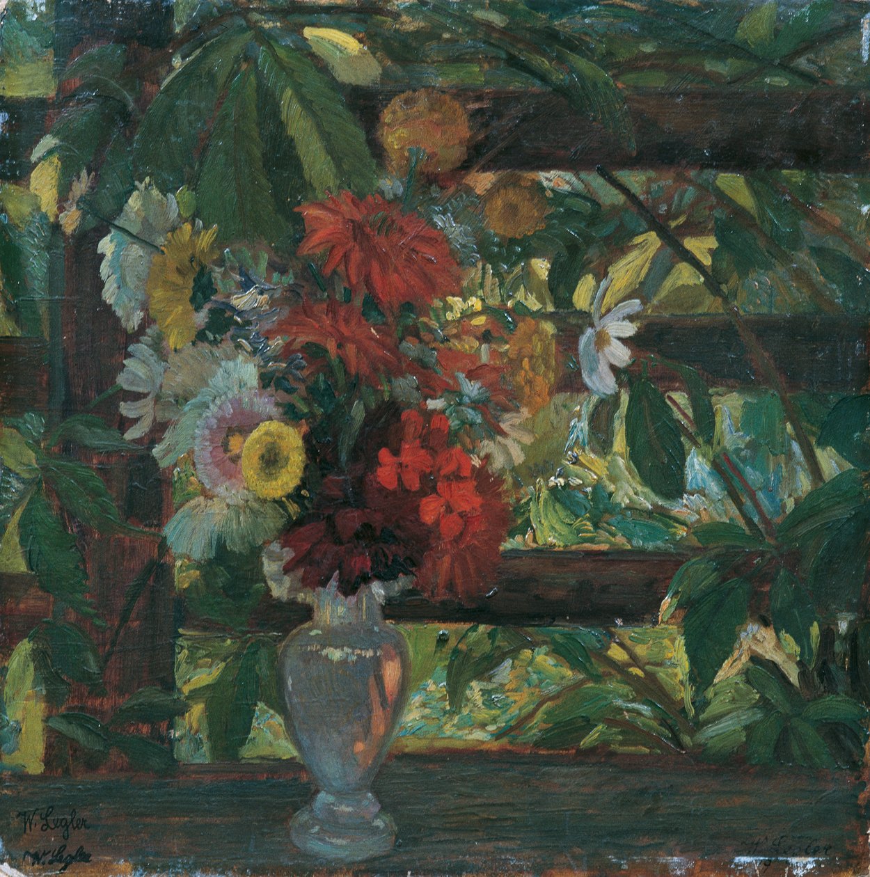 Pergola con fiori da Wilhelm Legler