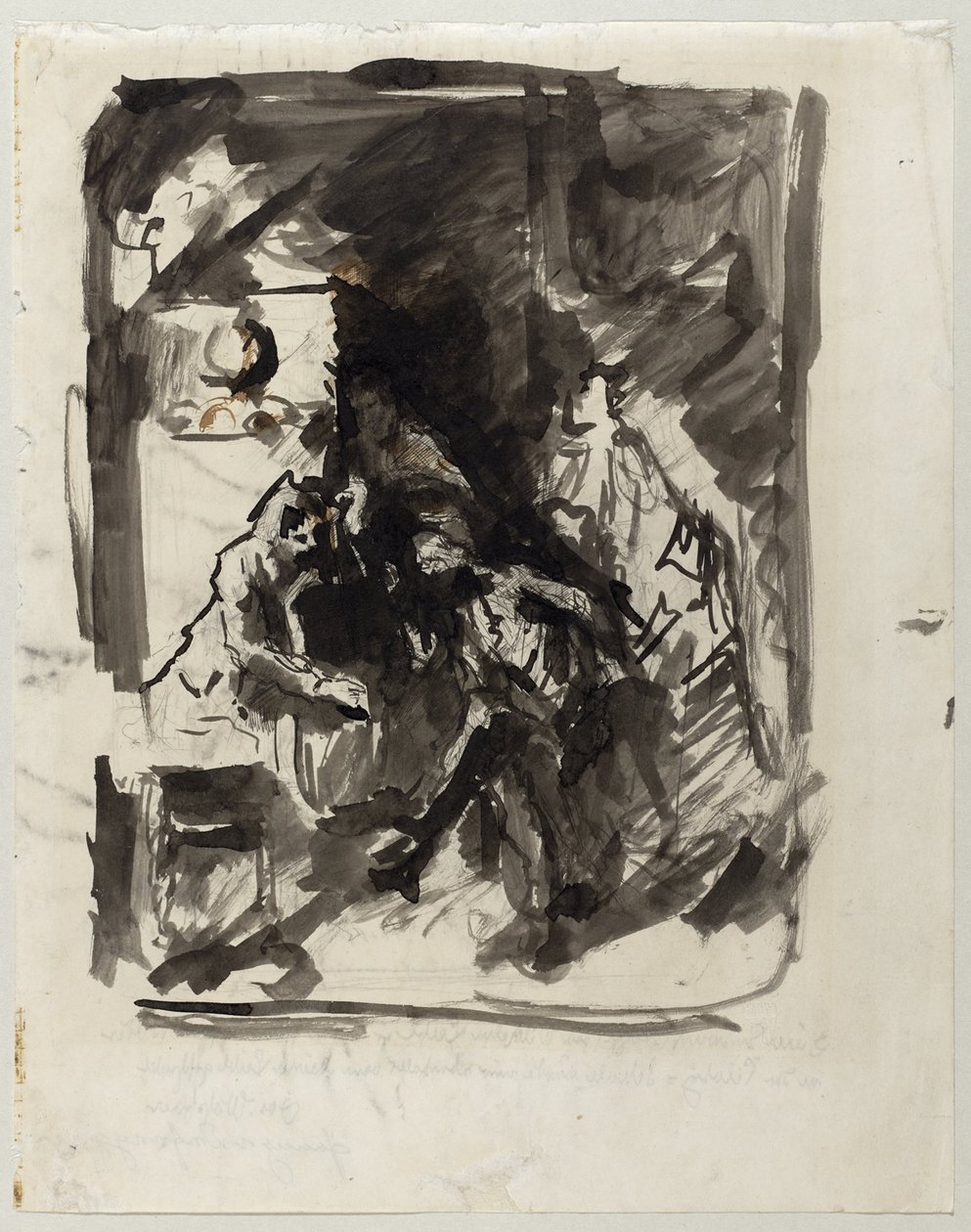 Studio per "Musica domestica" da Wilhelm Maria Hubertus Leibl