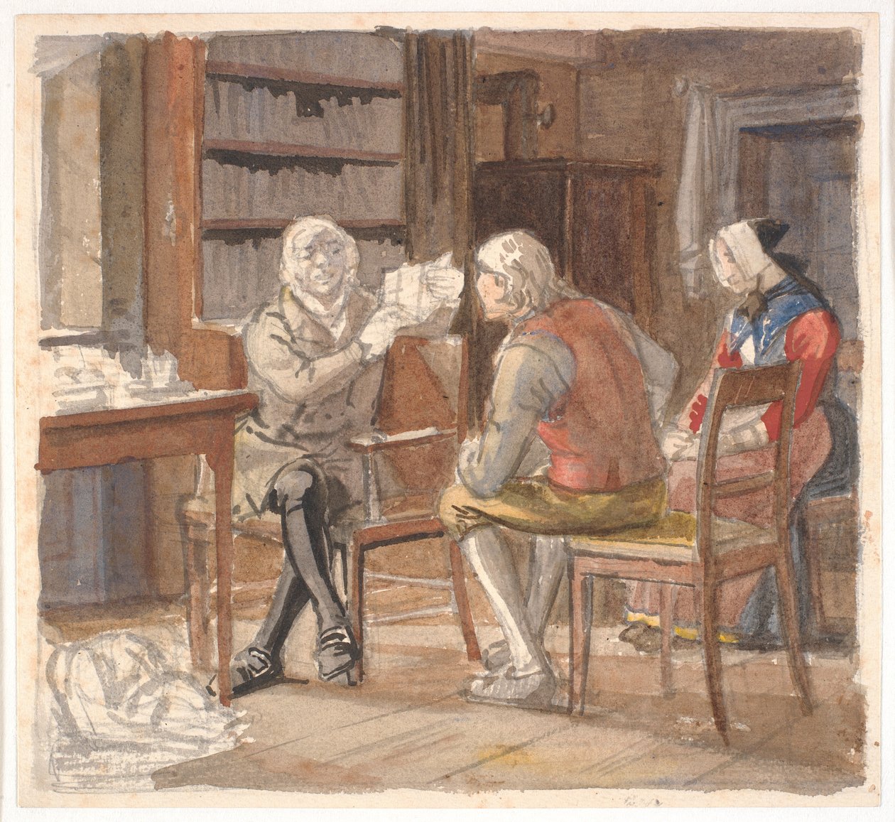 Contadini dal procuratore da Wilhelm Marstrand