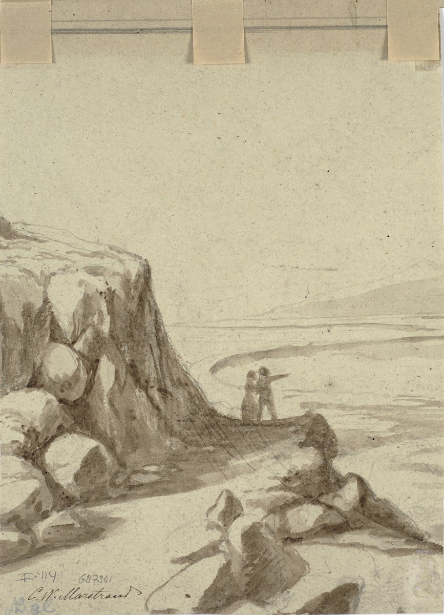 Scena di negozio da Wilhelm Marstrand