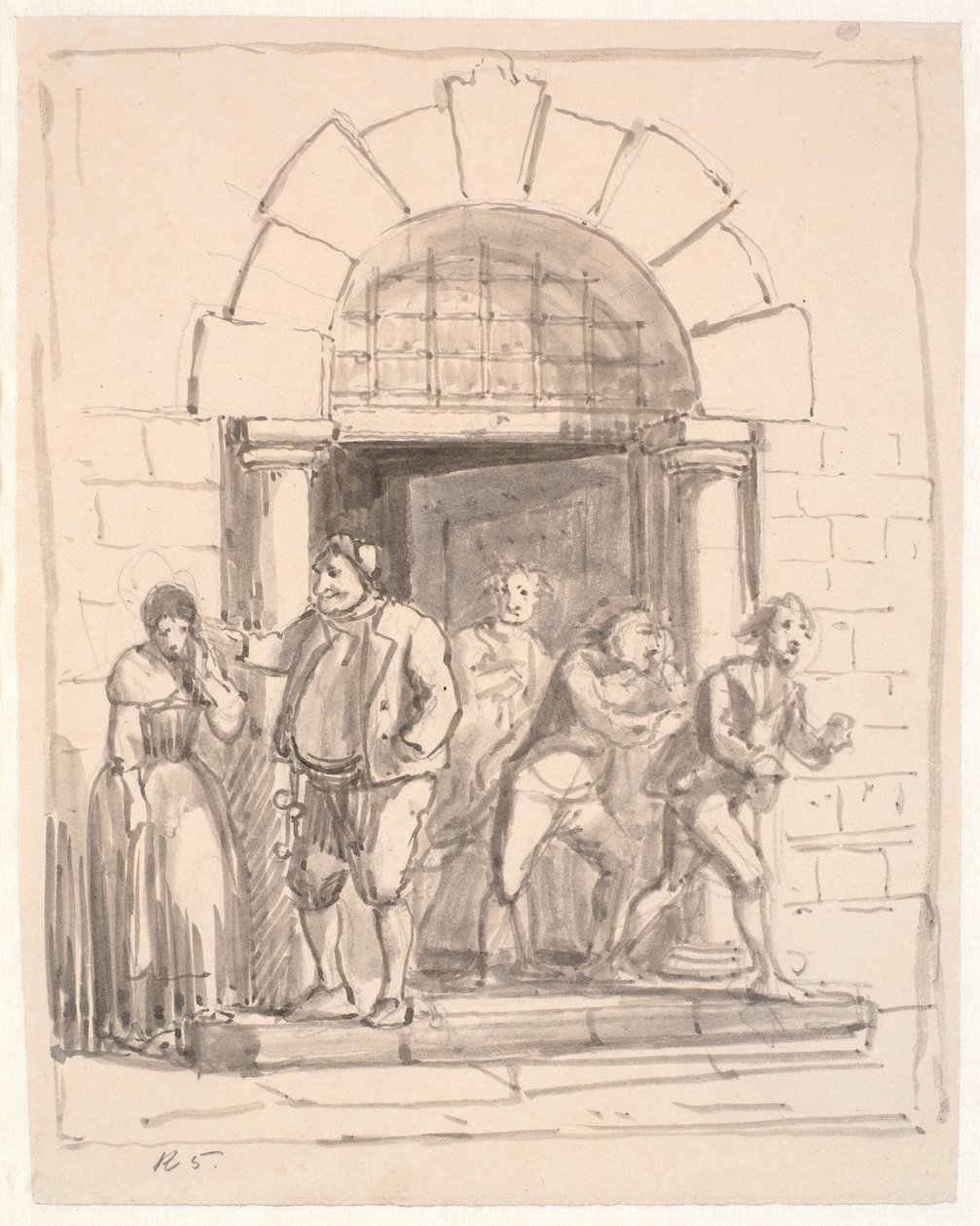 Il carceriere distratto da Wilhelm Marstrand