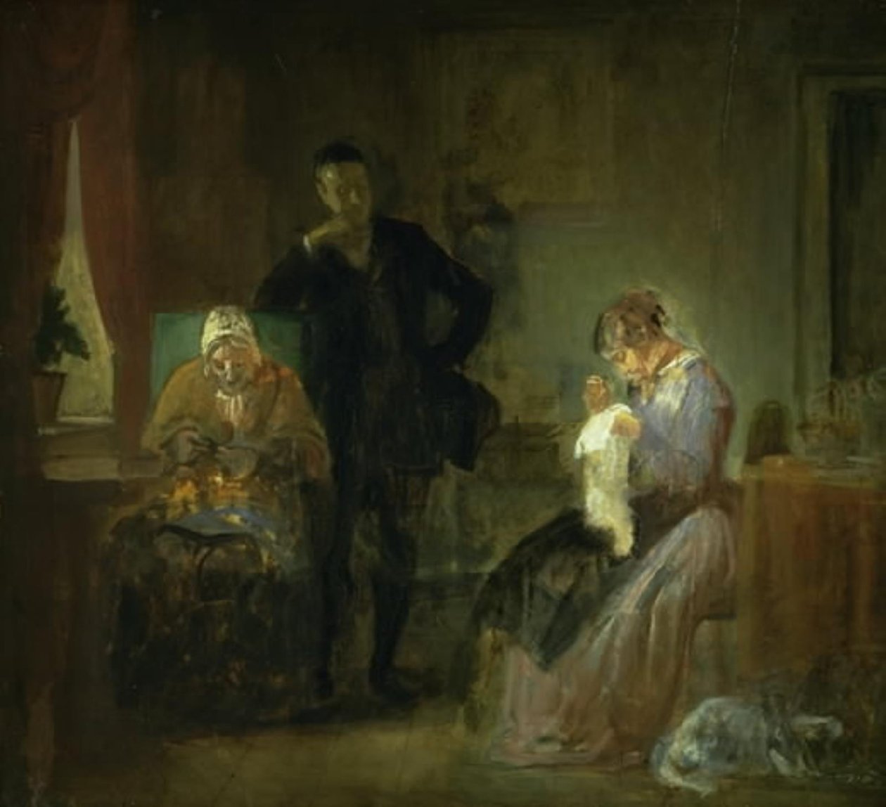 La visita del pretendente da Wilhelm Marstrand