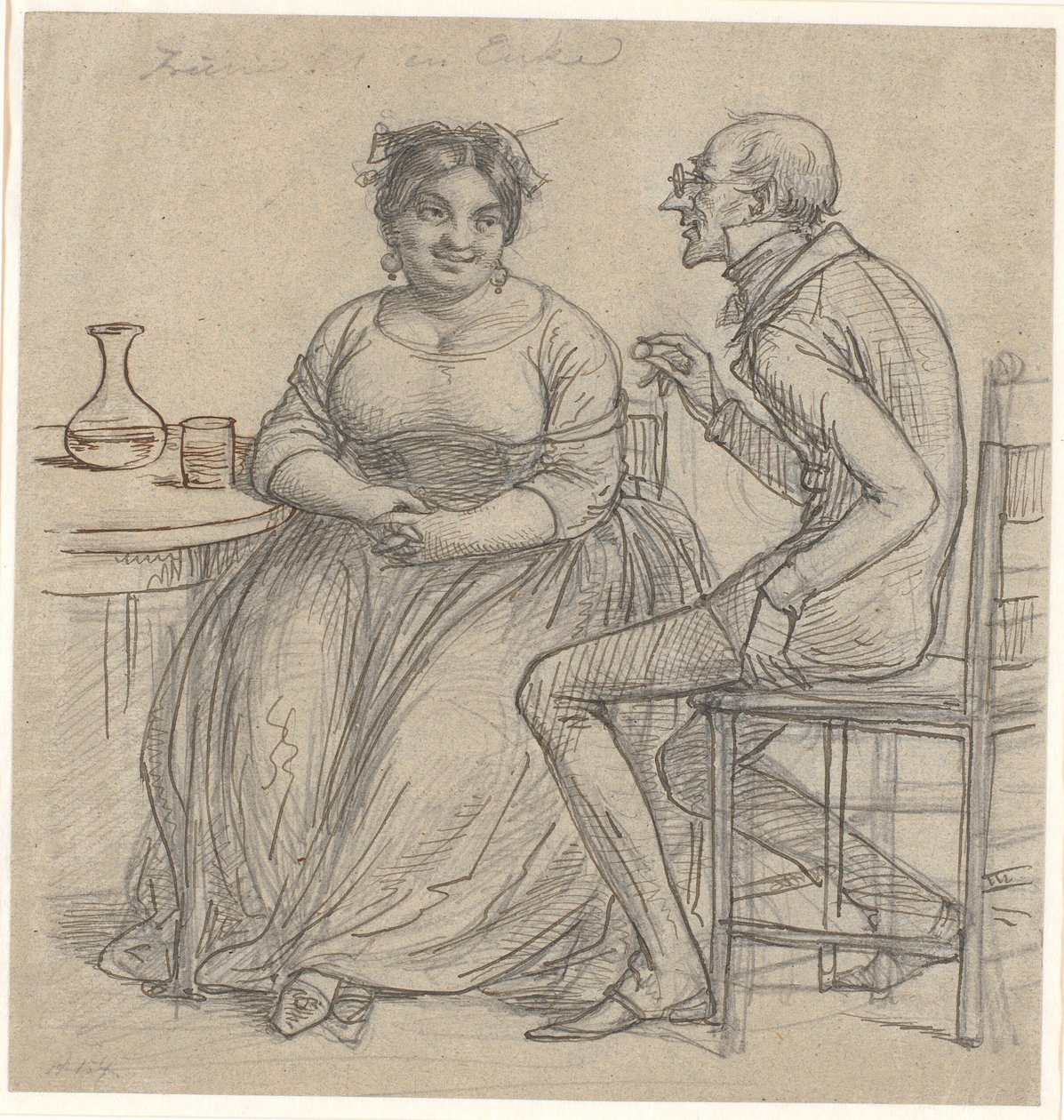 "Proposta a una vedova" da Wilhelm Marstrand