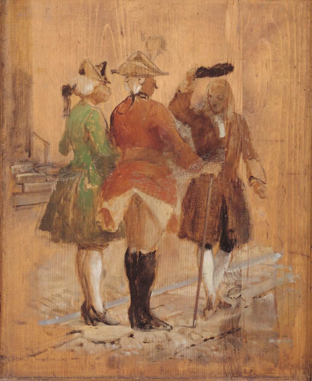 Holberg cede il passo a Jacob von Thyboe e Jean de France da Wilhelm Marstrand