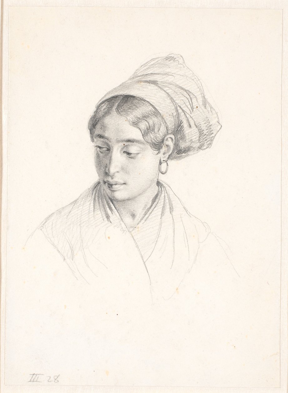 Testa di italiana da Wilhelm Marstrand