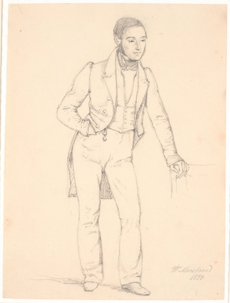 Maestro di concerto Johan Frederik Frølich da Wilhelm Marstrand