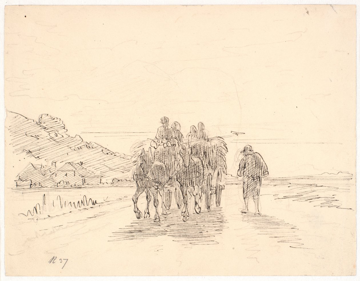 Il grano viene portato a casa da Wilhelm Marstrand