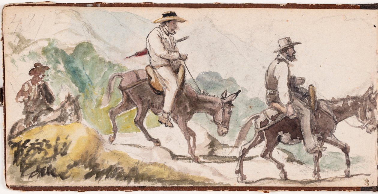 P.C. Skovgaard e A. Kittendorff a dorso d