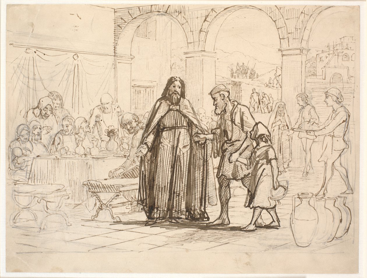 Parabola La grande cena da Wilhelm Marstrand