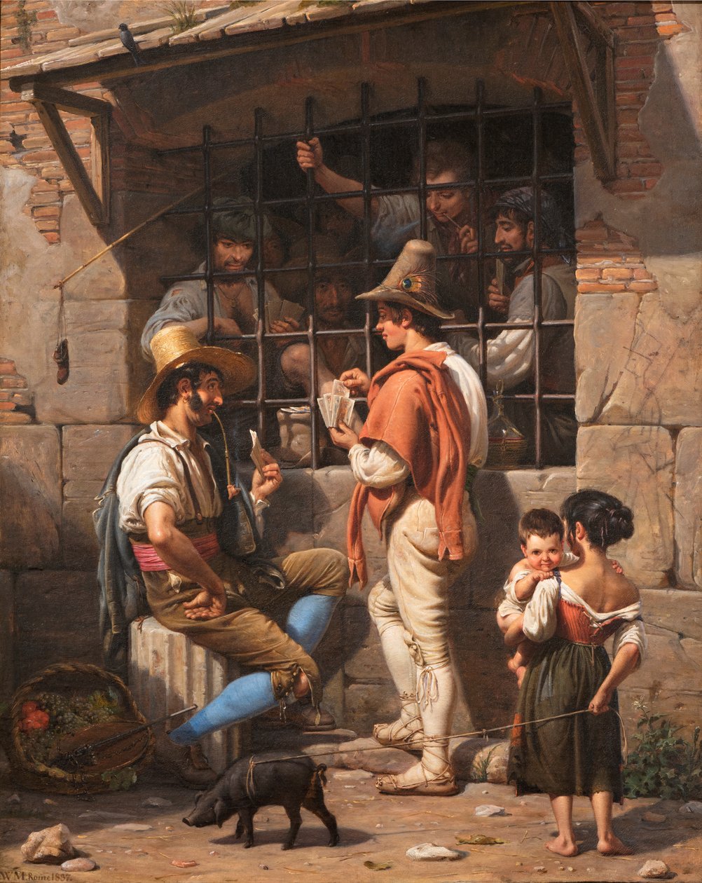 Scena di prigione a Roma da Wilhelm Marstrand