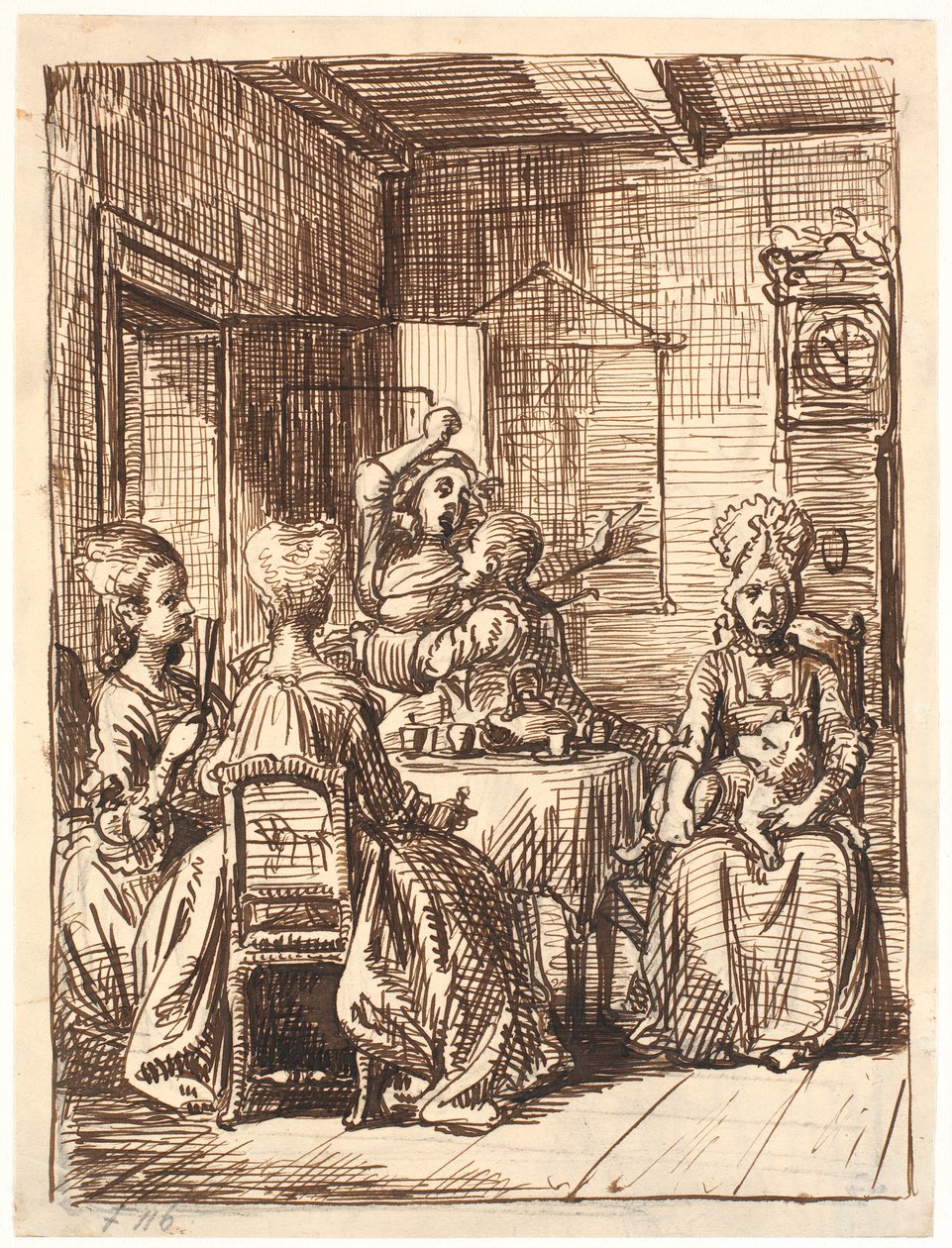 La Visita delle Consigliere a Geske da Wilhelm Marstrand